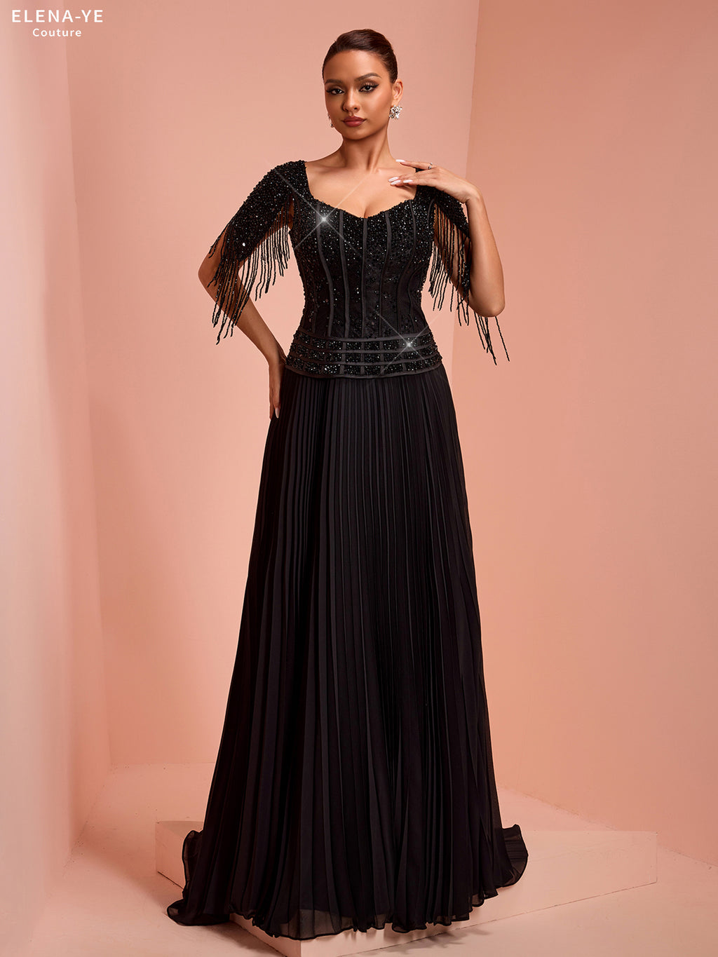 AC26120A Vestido de alta costura