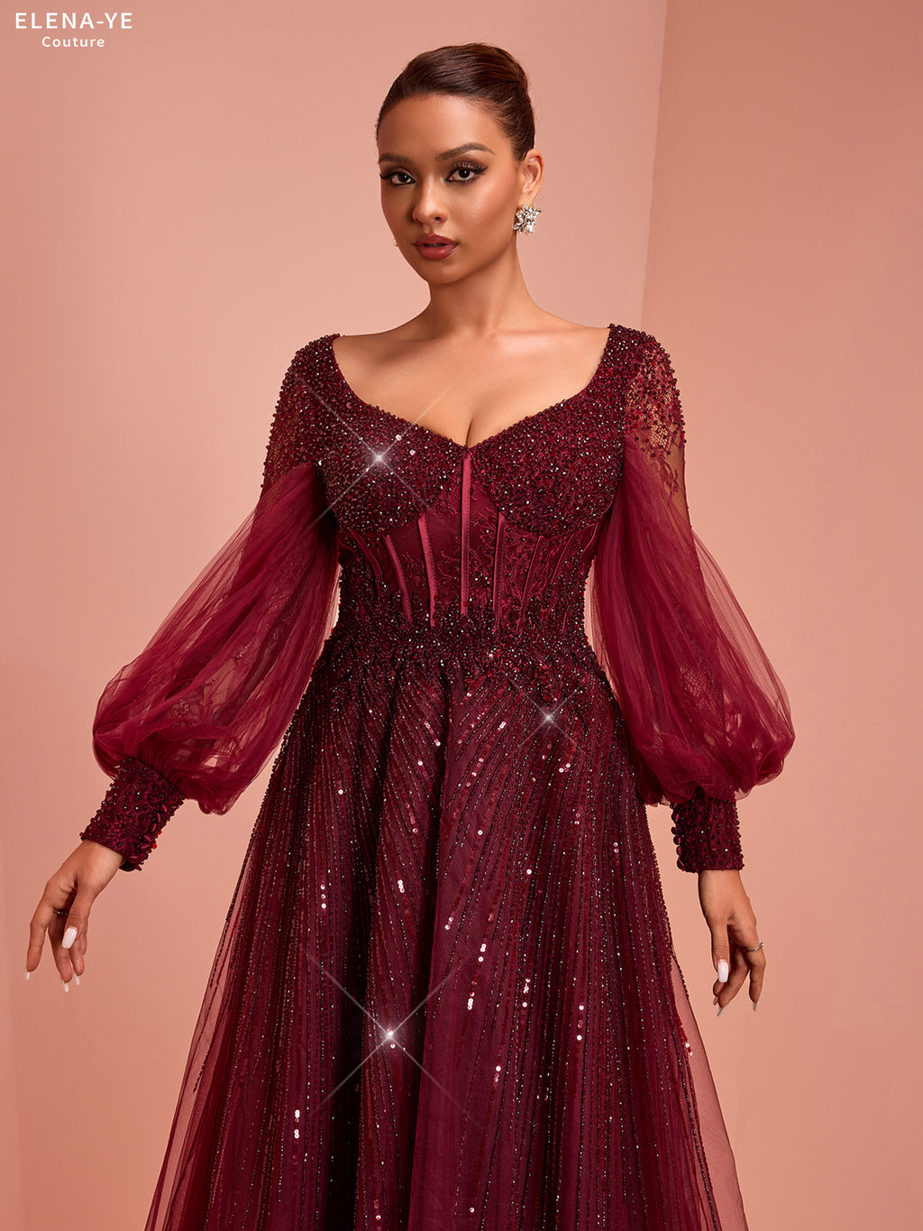 AC26138A Vestido de alta costura