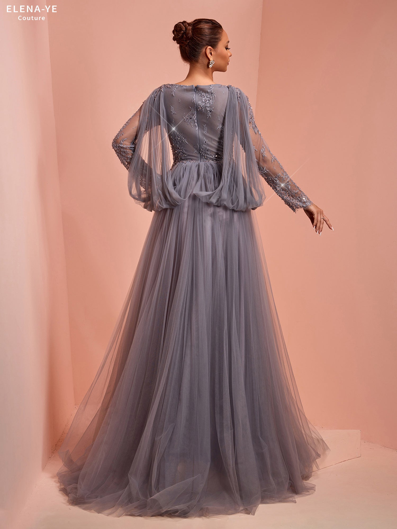 AC26135A Vestido de alta costura