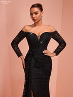 AC26180A Vestido de alta costura