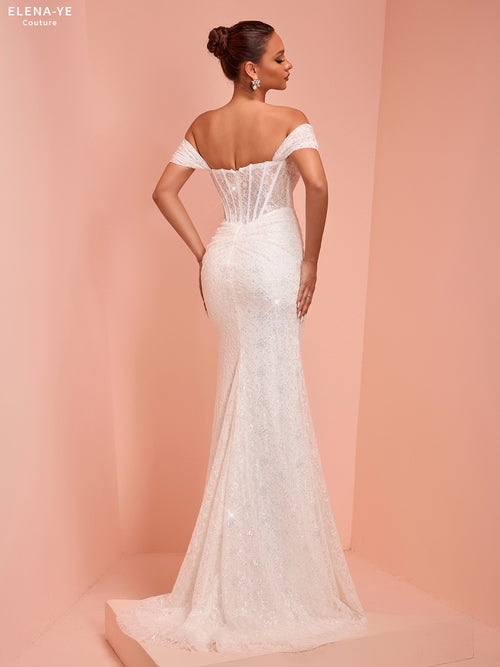 AC26004A Vestido de alta costura