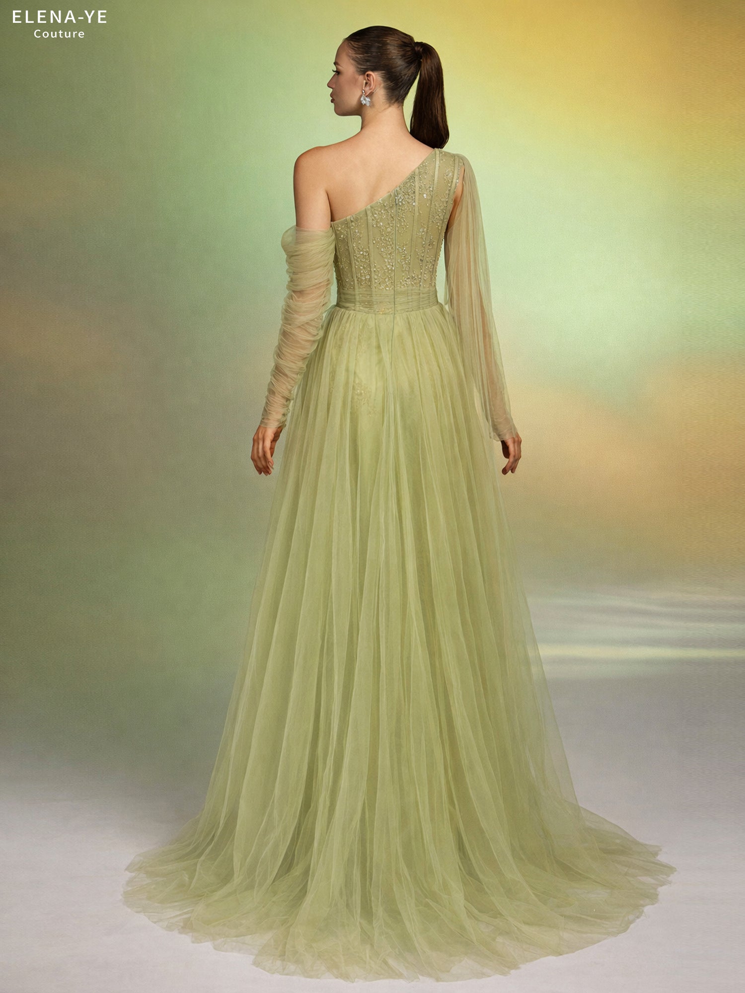 AC26124A Vestido de alta costura